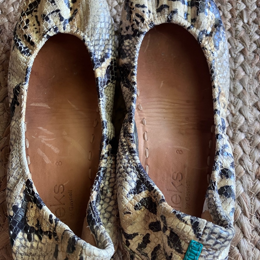 Snakeskin Design Tieks Ballet Flats